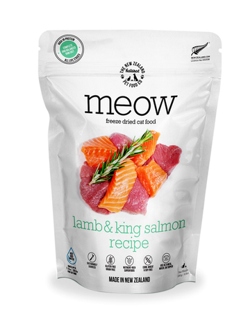 Meow Freeze Lamb & Salmon Freeze Dried Cat Food