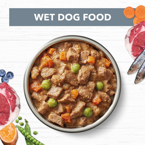 Ivory Coat Lamb & Sardine Stew Adult Wet Dog Food Can Tray 12 x 400g